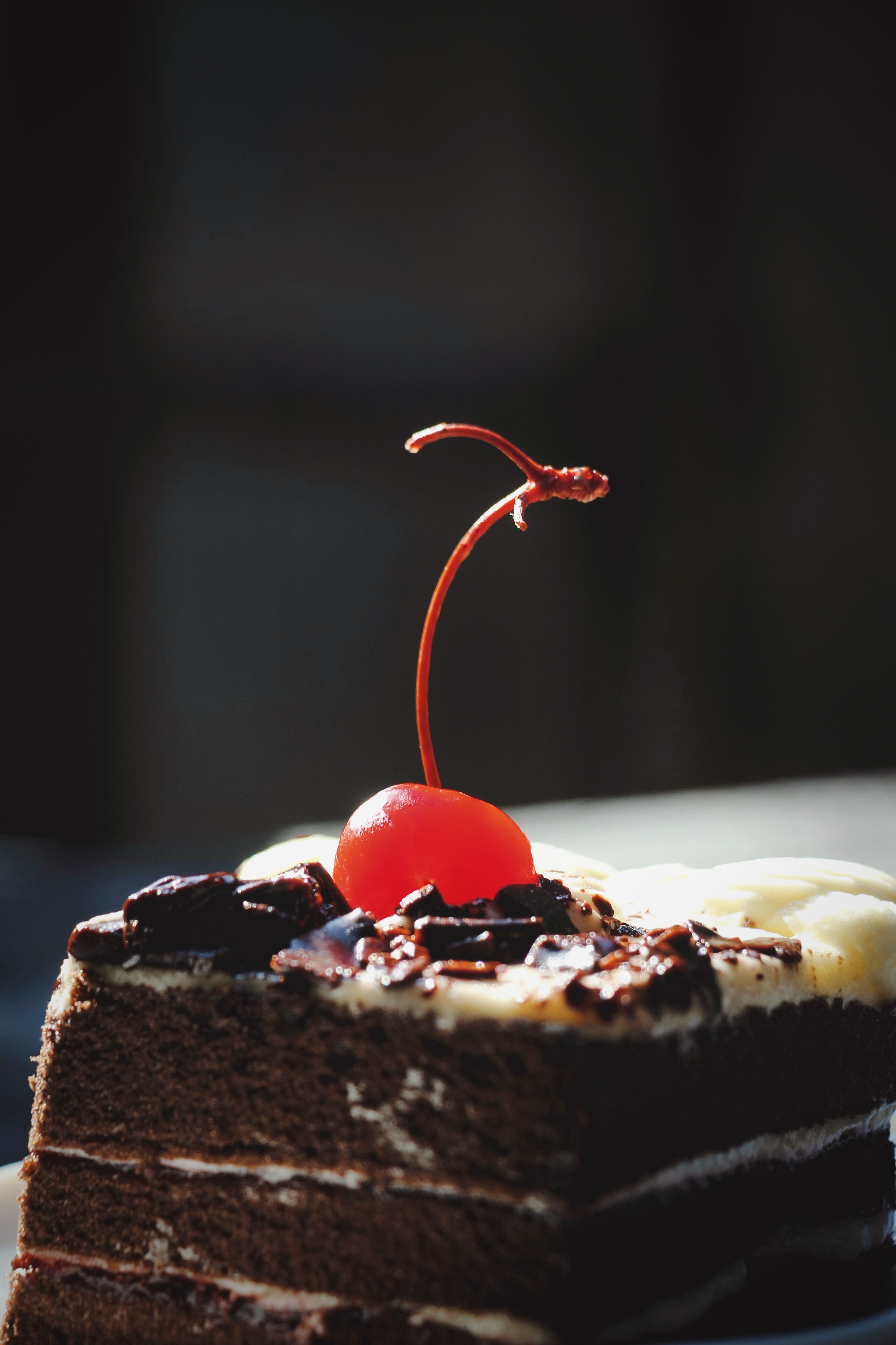 "Photo by <a href="https://unsplash.com/@montatip?utm_content=creditCopyText&utm_medium=referral&utm_source=unsplash">montatip lilitsanong</a> on <a href="https://unsplash.com/photos/chocolate-cake-with-cherry-on-top-eOcKHriNVk4?utm_content=creditCopyText&utm_medium=referral&utm_source=unsplash">Unsplash</a>"